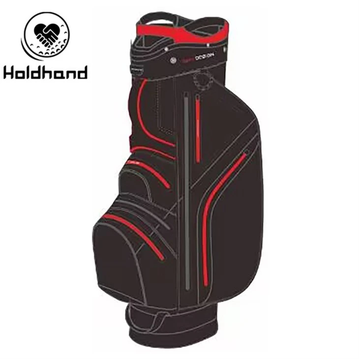 Innovative Golf Tote With 15-tier Club Organization, Specialized Putter Caddy, Multi-purpose Pockets, Drink Chiller, Adjustable Harness, And Flash-deploy Storm Cover – Universal Design.