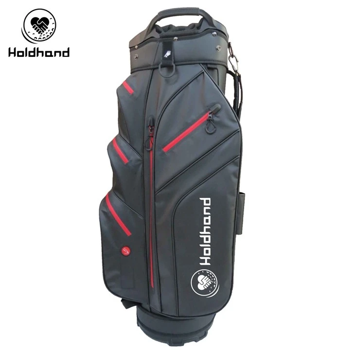 Lightweight Golf Carrier Offering 15-tier Club Management, Specialized Putter Holder, Multi-functio