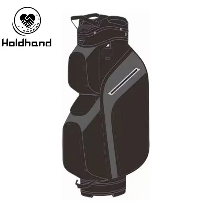 Presenta un disseny compacte innovador que aplica arranjaments configurables per a clubs de 15-nivells, plataformes de descans de putters construïts per a un propòsit-, sistemes de distribució de butxaca multifuncionals, unitats de compartiment de regulació tèrmica de begudes, dissenys d'infraestructura de transport ergonòmica, precipitació d'alliberament ràpid i paràmetres funcionals unisex.