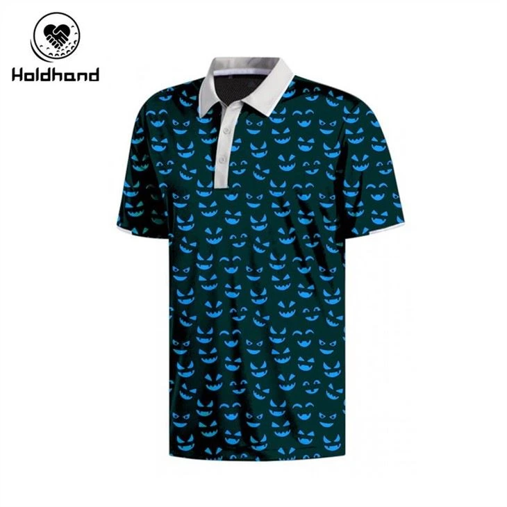 Halloween Festival Gifts Fitted High Quality Polo T Shirts Short Sleeve For Man & Woman