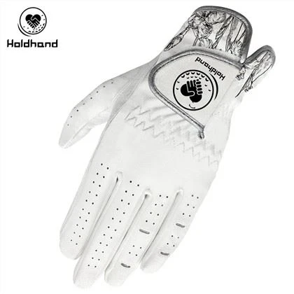 Logotip personalitzat Disseny de moda Guant de golf de cuir Cabretta
