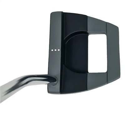 Capçal de putter de golf d'aliatge de zinc Mallet Cap de putter de golf gris negre amb logotip personalitzat