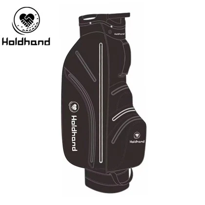 Bossa de golf OEM de disseny de moda Lona de polièster Niló Logotip personalitzat Bossa de carro de golf d'alta qualitat